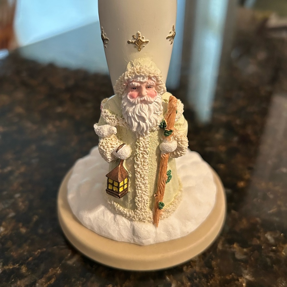 Vintage Snow Santa Cookie Press